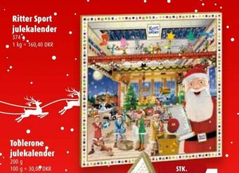Scandinavian Park Ritter Sport julekalender tilbud