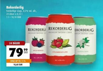 Scandinavian Park Rekorderlig tilbud
