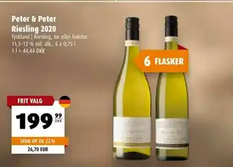 Scandinavian Park Peter & Peter Riesling 2020 tilbud