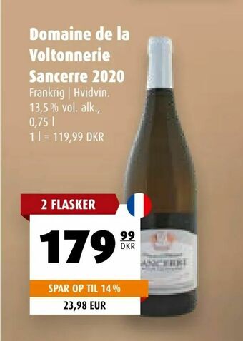 Scandinavian Park Domaine de la Voltonnerie Sancerre 2020 tilbud