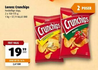 Scandinavian Park Lorenz Crunchips tilbud
