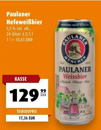 Scandinavian Park Paulaner Hefeweißbier tilbud