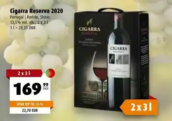 Scandinavian Park Cigarra Reserva 2020 tilbud