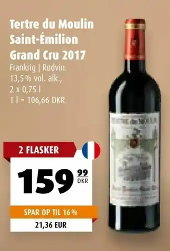 Tertre du Moulin Saint-Émilion Grand Cru 2017
