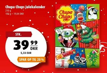Scandinavian Park Chupa Chups julekalender tilbud