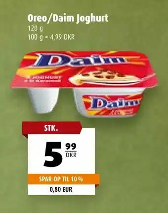 Scandinavian Park Oreo/Daim Joghurt tilbud