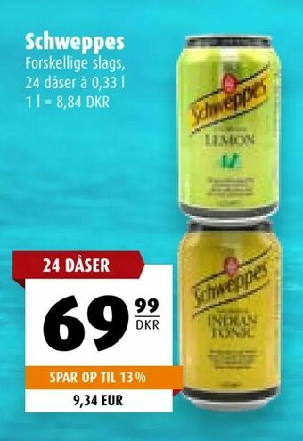 Scandinavian Park Schweppes tilbud