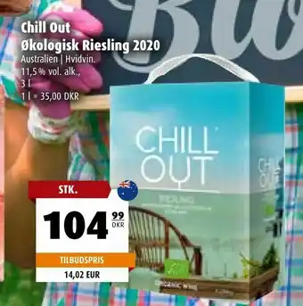 Scandinavian Park Chill Out Økologisk Riesling 2020 tilbud