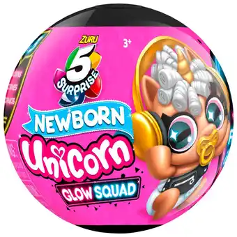 Harald Nyborg 5 surprise unicorn glow squad - assorteret modeller tilbud