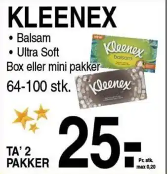 ABC Lavpris KLEENEX tilbud