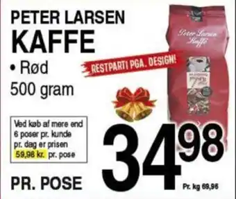 ABC Lavpris PETER LARSEN KAFFE tilbud