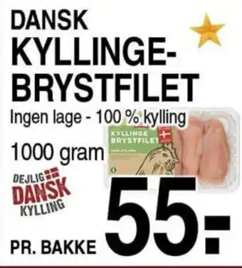 ABC Lavpris DANSK KYLLINGE-BRYSTFILET tilbud