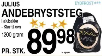 ABC Lavpris JULIUS ANDEBRYSTSTEG tilbud