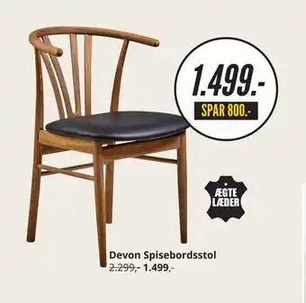 My Home Devon spisebordsstol tilbud