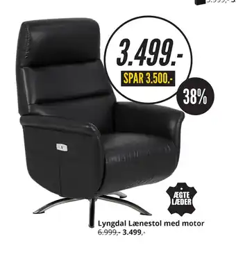 My Home Lyngdal lænestol med motor tilbud
