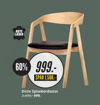 My Home Dicte spisebordsstol tilbud
