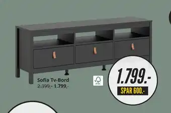 My Home Sofia tv-bord tilbud