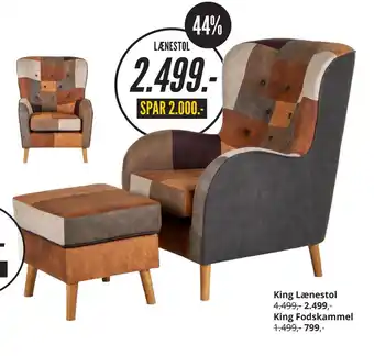My Home King lænestol tilbud