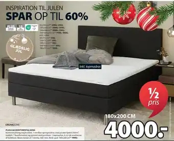 JYSK Plus c60 kontinentalseng tilbud