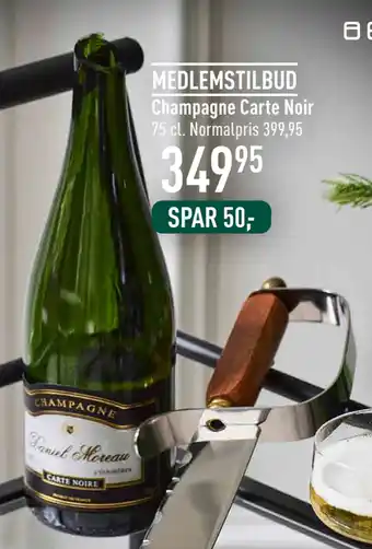 Champagne carte noir
