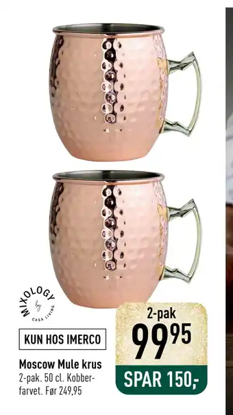 Imerco Moscow mule krus tilbud