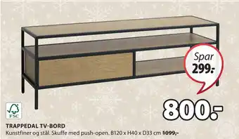 JYSK Trappedal tv-bord tilbud