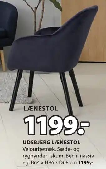 JYSK Udsbjerg lænestol tilbud