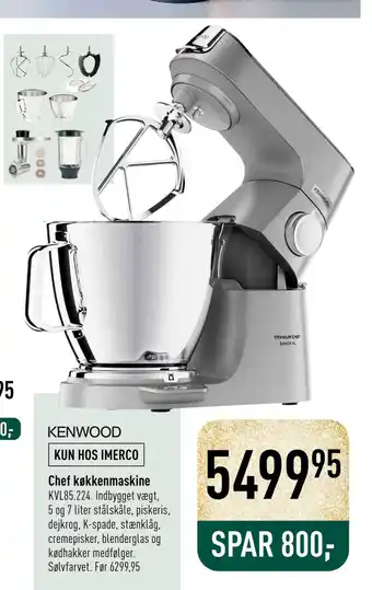 Imerco Chef køkkenmaskine tilbud