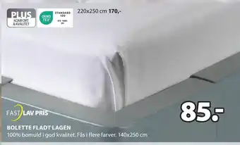 JYSK Bolette fladt lagen tilbud