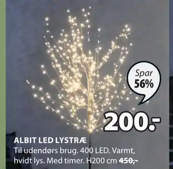 JYSK Albit led lystræ tilbud