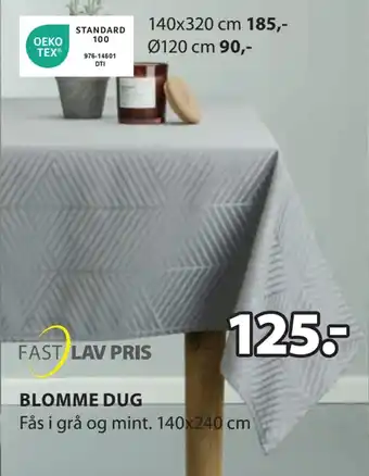 JYSK Blomme dug tilbud