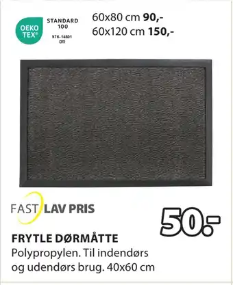 JYSK Frytle dørmåtte tilbud