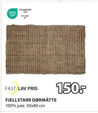 JYSK Fjellstarr dørmåtte tilbud