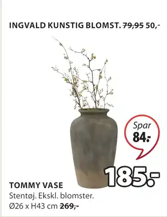 JYSK Tommy vase tilbud
