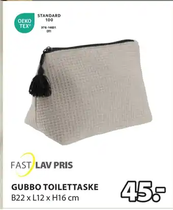 JYSK Gubbo toilettaske tilbud