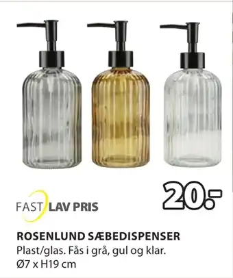 JYSK Rosenlund sæbedispenser tilbud