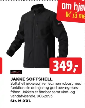 jem & fix Jakke softshell tilbud