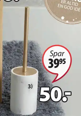 JYSK Berghem toiletbørste tilbud