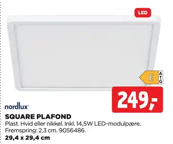 Square plafond