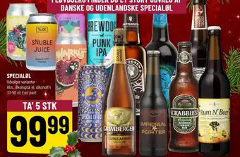Løvbjerg SPECIALØL Udvalgte varianter tilbud