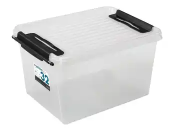 jem & fix Plast1 plastboks m/låg klar - systembox 32 tilbud
