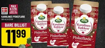 Løvbjerg KAROLINES PISKEFLØDE 500 ml-1 ltr/23,98 tilbud