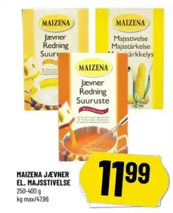 Løvbjerg MAIZENA JÆVNER EL. MAJSSTIVELSE 250-400 g tilbud