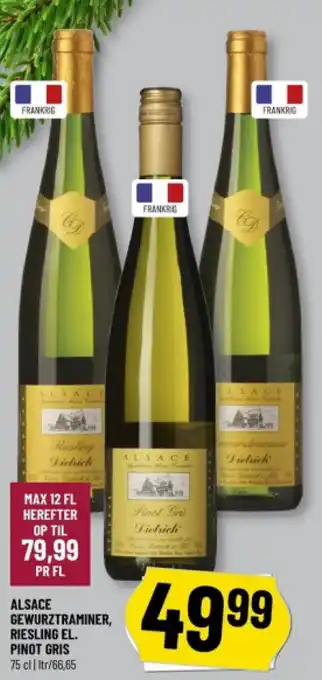 Løvbjerg ALSACE GEWURZTRAMINER, RIESLING EL. PINOT GRIS 75 cl | ltr/66,65 tilbud