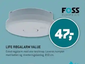 XL-BYG LIFE RØGALARM VALUE tilbud