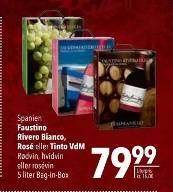 Citti Faustino rivero bianco, rosé eller tinto vdm tilbud