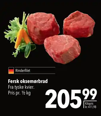 Citti Fersk oksemørbrad tilbud