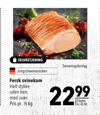 Citti Fersk svinekam tilbud