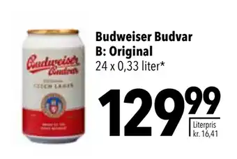 Budweiser budvar b: original