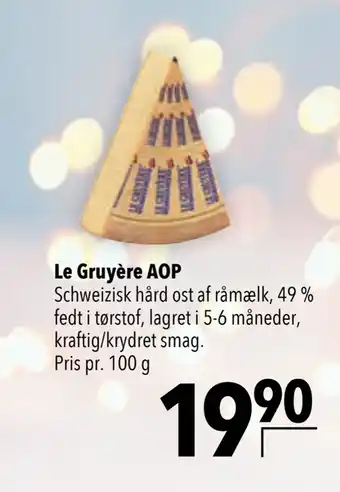 Le gruyère aop